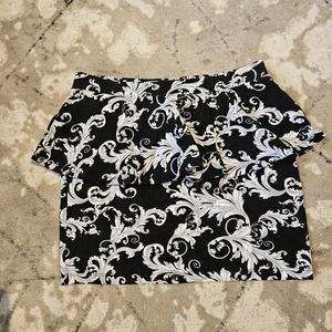 💥2for15💥 Forever 21 peplum mini skirt